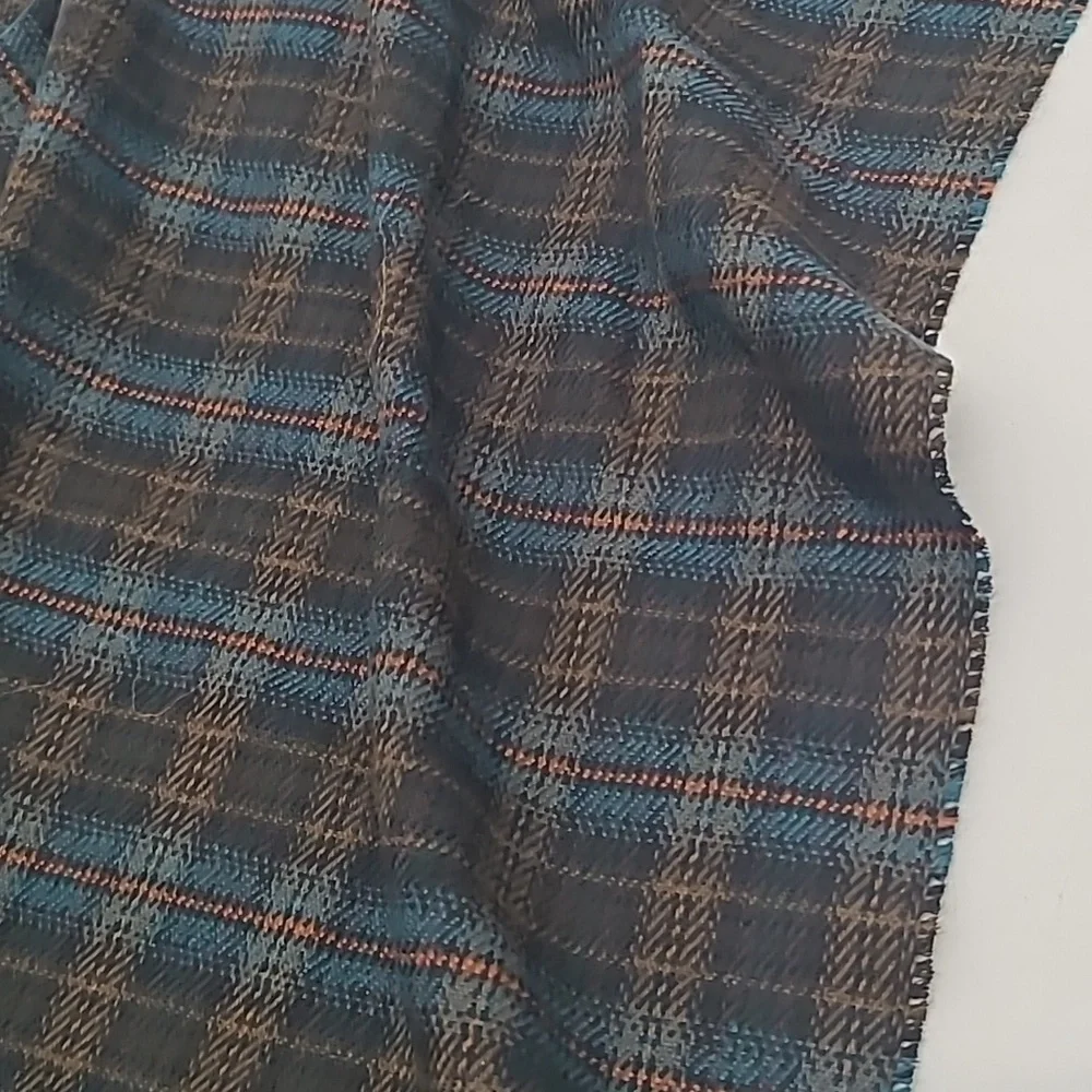 Vintage Christian Dior cashmaire tartan plaid scarf